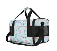 PETCUTE Transportin Gato Plegable,Aprobado por Aerolíneas,Bolsa de Transporte para Mascotas Transpirable con Colchón Suave,Transportadoras para Perro con Correa De Hombro Ajustable,Viajar en Tren,M