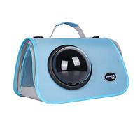 PETCUTE Transportín para Gato y Perro Pequeño, Plegable Con Colchón Suave, Correa De Hombro Ajustable, Transpirable, Gran Espacio para Coche, Avión, Viaje