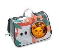 PETCUTE Transportin Perro Gato de hasta 7kg,Bolsa Transporte Transpirable para Mascotas con Mango Cómodo,Transportador de Viaje para Mascotas con Correa de Hombro Ajustable,Aerolínea Aprobada