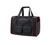 PETCUTE Transportín Perro Gato,Expandible Transportín para Perros,Bolsa Transporte Transpirable para Mascotas,Bolso Plegable de Viaje para Gatos con Colchón Suave y Bolsillos Laterales,M