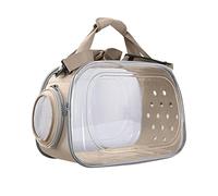 PETCUTE Transportin Perro Pequeño,Transpirable Transportin para Gatos,Plegable Bolsa de Transporte para Mascotas Perros Gatos con Correa de Hombro Ajustable,Cómodo Mango,para Viajar en Tren,Avión