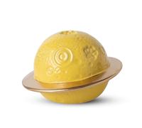 PETCUTE Urna Cenizas Perro,Forma del Planeta,Caja de Cerámica de Recuerdo de Urna para Mascotas,Urnas para Mascotas,Perros Pequeño,Gatos(Amarillo+Dorado)