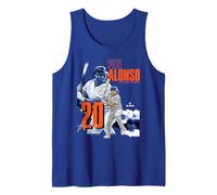 Pete Alonso | Jugadores de béisbol de la MLB de Nueva York M | MLBPAL304N Camiseta sin Mangas