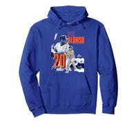 Pete Alonso | Jugadores de béisbol de la MLB de Nueva York M | MLBPAL304N Sudadera con Capucha