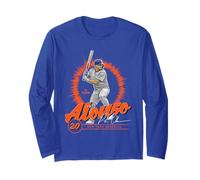 Pete Alonso | Jugadores de béisbol de la MLB de Nueva York M | MLBPAL305N Manga Larga