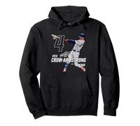 Pete Crow-Armstrong MLBPA Dynamic Pose, béisbol de Chicago Sudadera con Capucha