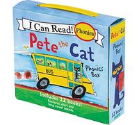 Pete the Cat 12-Book Phonics Fun!: Includes 12 Mini-Books Featuring Short and Long Vowel Sounds (My First I Can Read)
