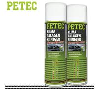 Petec 2x 500ml Limpiador de Aire Acondicionado Zitrus-Schaum Coche Cuidado Aroma
