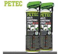 Petec 2x 500ml Spray Multifuncional Mf 500 Lubricante Lager Articulaciones Metal