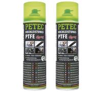 Petec 2x Ptfe-Spray Transparente 500ml