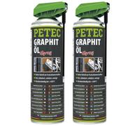 Petec 72250 Grafito Aceite Spray Lubricante 500ml Hasta 450°C de Fluencia