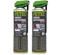 Petec 2x Spray De Lubricación Transparente 500ml