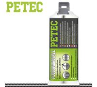 Petec 50ml Metal Líquido Cartucho Doble Metal Acero Aluminio Reparación Hierro
