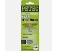 PETEC 87500 Cinta Protección de Cables Aislamiento 10m x 19mm Negra