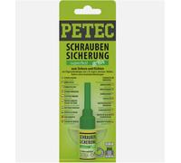 PETEC 93005 Fijación De Tornillos Adhesivo Superfuerte Verde 5g