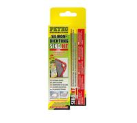 PETEC 97880 SIKO HT Masilla Universal Elástica Para Sellado 70ml Silicona Roja