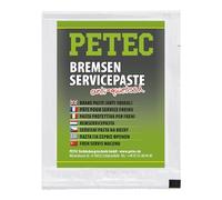 PETEC Pasta de Servicio de Frenos, Pasta antichirridos, Pasta de Freno para Coche, 5 g, Bolsa de Grasa lubricante para Superficies deslizantes, rodamientos de Bolas y Juntas de unión, Grasa para