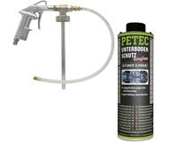 Petec Protección Inferior Bitumen Saugdose Negro 1L + Pistola UBS