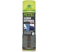 PETEC SPRAY ELIMINADOR DE SILICONA, 500 ML 70950 | Eliminador de etiquetas y sellador de pegamento, pegamento. Elimina los residuos pegajosos sin residuos, sin silicona 70950
