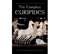 Peter Burian The Complete Euripides (Tapa blanda) (Importación USA)