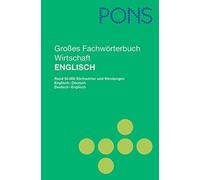 Peter Collin Si PONS Großes Fachwörterbuch Wirtschaft: Englisch-Deut (Tapa dura)