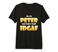 Peter Costume Idgaf Funny Meme Pete Halloween Costume Peters Camiseta Premium