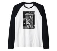 Peter Davison Doctor Who Cricket Tardis 1981 Camiseta Manga Raglan