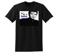 Peter Gabriel T Shirt so Vinyl CD Cover tee Black XL