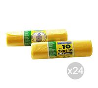 PETER Juego de 24 Bolsas Cubo Amarillo De 70 X Nylon y pesan 10P Rot Pete higiene y Limpieza de la casa