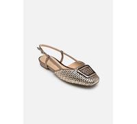 Peter Kaiser Zapatos de tacón para Mujer 79481 en Oro Perforado/Trenzado