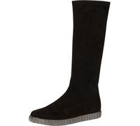 Peter Kaiser Botas para mujer 75535 CUERO STRETCH en piel rugosa negra