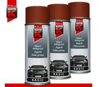 Peter Kwasny Auto K 3 x 400 ML Rellenador/Imprimación Rojo Universalgrundierung