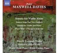 Peter Maxwell D Peter Maxwell Davies: Sonata for Violin A (CD) (Importación USA)