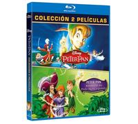 Peter Pan (Blu-ray) Pack 2 Peliculas: Peter Pan (1953) + Peter Pan en Regreso al Pais de Nunca Jamas (2002)