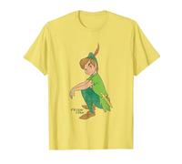 Peter Pan Classic Camiseta, Hombre, Limón, S