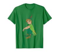 Peter Pan Classic Camiseta, Hombre, Verde Kelly, M