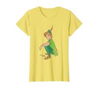 Peter Pan Classic Camiseta, Mujer, Limón, XL