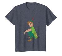 Peter Pan Classic Camiseta, Niños, Azul Jaspeado, 8 años