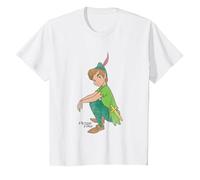 Peter Pan Classic Camiseta, Niños, Blanco, 8 años