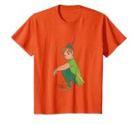 Peter Pan Classic Camiseta, Niños, Naranja, 8 años