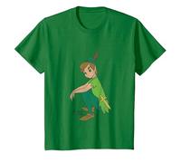 Peter Pan Classic Camiseta, Niños, Verde Kelly, 8 años