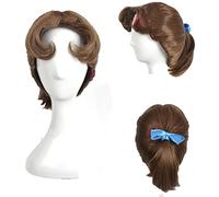 Peter pan Wendy Princess wig Fang Wen cosplay Animation wig for women party +wig cap