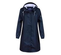 Peter Patter Chubasquero para mujer, chaqueta softshell, parka friesennerz, chaqueta cortavientos con capucha, impermeable, Negro , 38