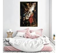 Peter Paul Rubens "Descendiente de" - Lienzo impreso, pintura al óleo, póster, imagen para pared, decoración del hogar (60 x 80 cm)