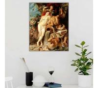 Peter Paul Rubens - Lienzo griego, pintura al óleo, obra de arte, póster, imagen, decoración de pared, hogar, 60 x 80 cm, sin marco