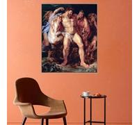 Peter Paul Rubens - Lienzo griego, pintura al óleo, obra de arte, póster, imagen, decoración de pared, hogar, 50 x 75 cm, sin marco