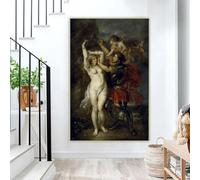 Peter Paul Rubens "Perseo y Andrómeda" - Lienzo impreso, pintura, póster artístico, imagen para decoración de pared, decoración del hogar (40 x 60 cm, sin marco)