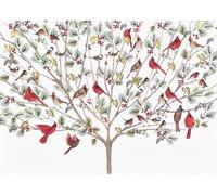 Peter Pauper Press A Merry Perch Deluxe Boxed Holiday Cards (20 cards, 21 self-sealing envelopes)