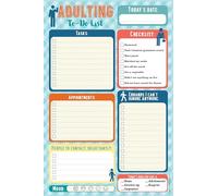 Peter Pauper Press Adulting Note Pad (Daily To-Do List)