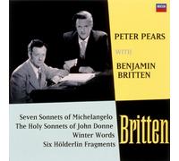 Peter Pears/Benjamin Britten - Britten: Seven Sonnets of Miche [Import]